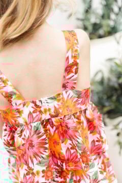 Kız Çocuk Askılı Bluz + Şort Set