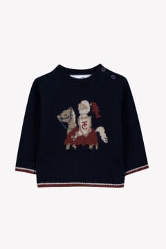 Erkek Bebek Yün Kazak