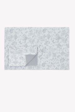 Bebek Yorgan Kılıfı + Yastık Kılıfı Toile de Jouy Gris