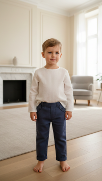 Erkek Bebek Ceremonie Keten Pantalon