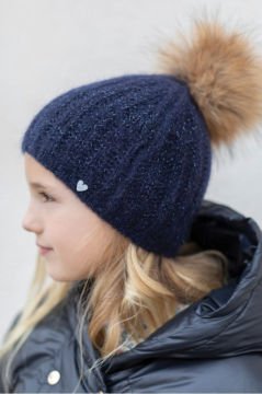 Kız Çocuk Ponponlu Şapka