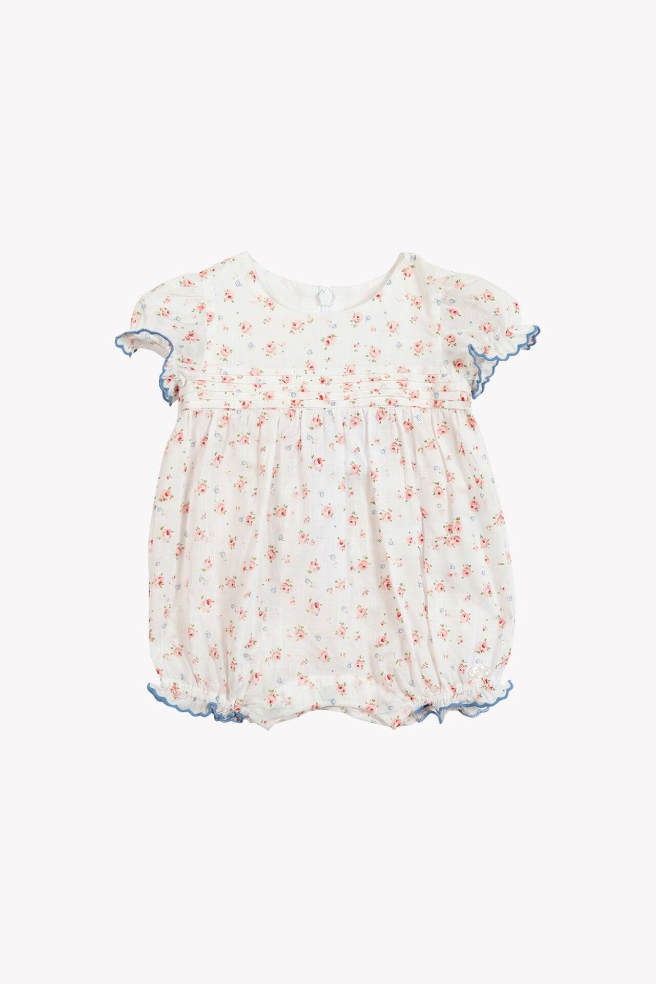 Kız Bebek Kısa Bacaklı Coton Combicourt Tulum