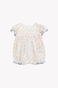 Kız Bebek Kısa Bacaklı Coton Combicourt Tulum