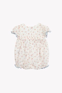 Kız Bebek Kısa Bacaklı Coton Combicourt Tulum