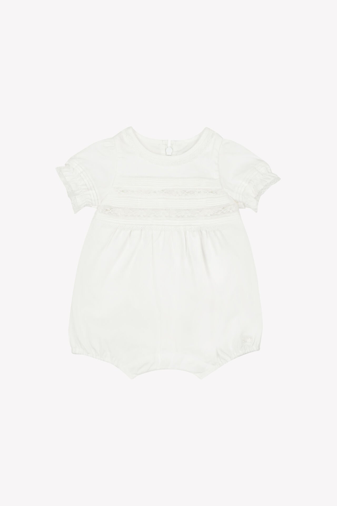 Bebek Kısa Bacaklı Combicourt Tulum Ekru