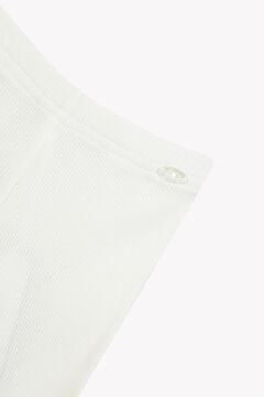 Kız Bebek Jersey Tayt Ekru