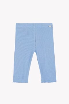 Kız Bebek Jersey Tayt Mavi