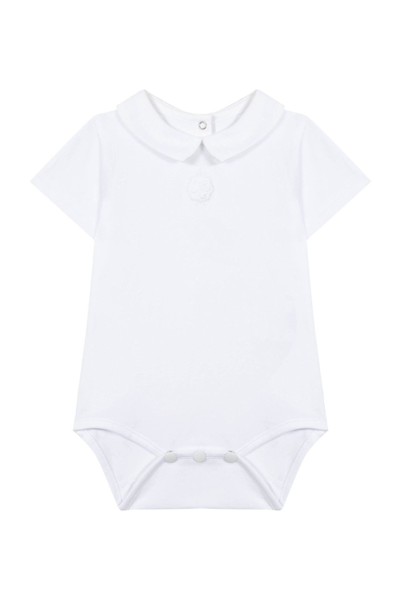 Erkek Bebek Keten Yakalı Ceremonie Body