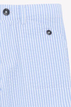 Erkek Çocuk Çizgili Coton Şort