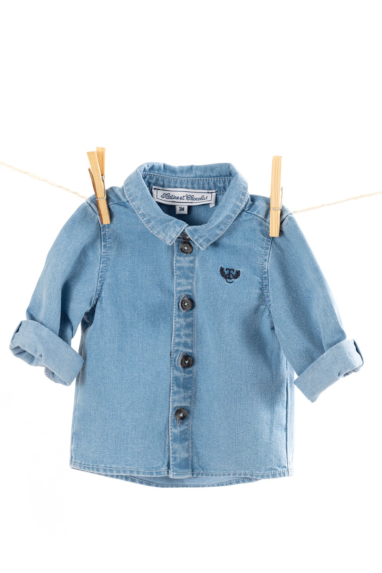 Erkek Çocuk Jean Gömlek