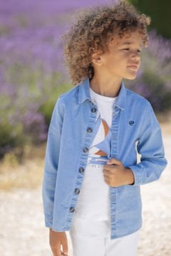 Erkek Çocuk Jean Gömlek