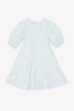 Kız Çocuk Çiçek Desenli Elbise