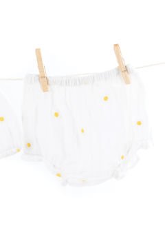 Kız Bebek Tunik + Bloomer Set