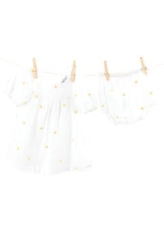 Kız Bebek Tunik + Bloomer Set