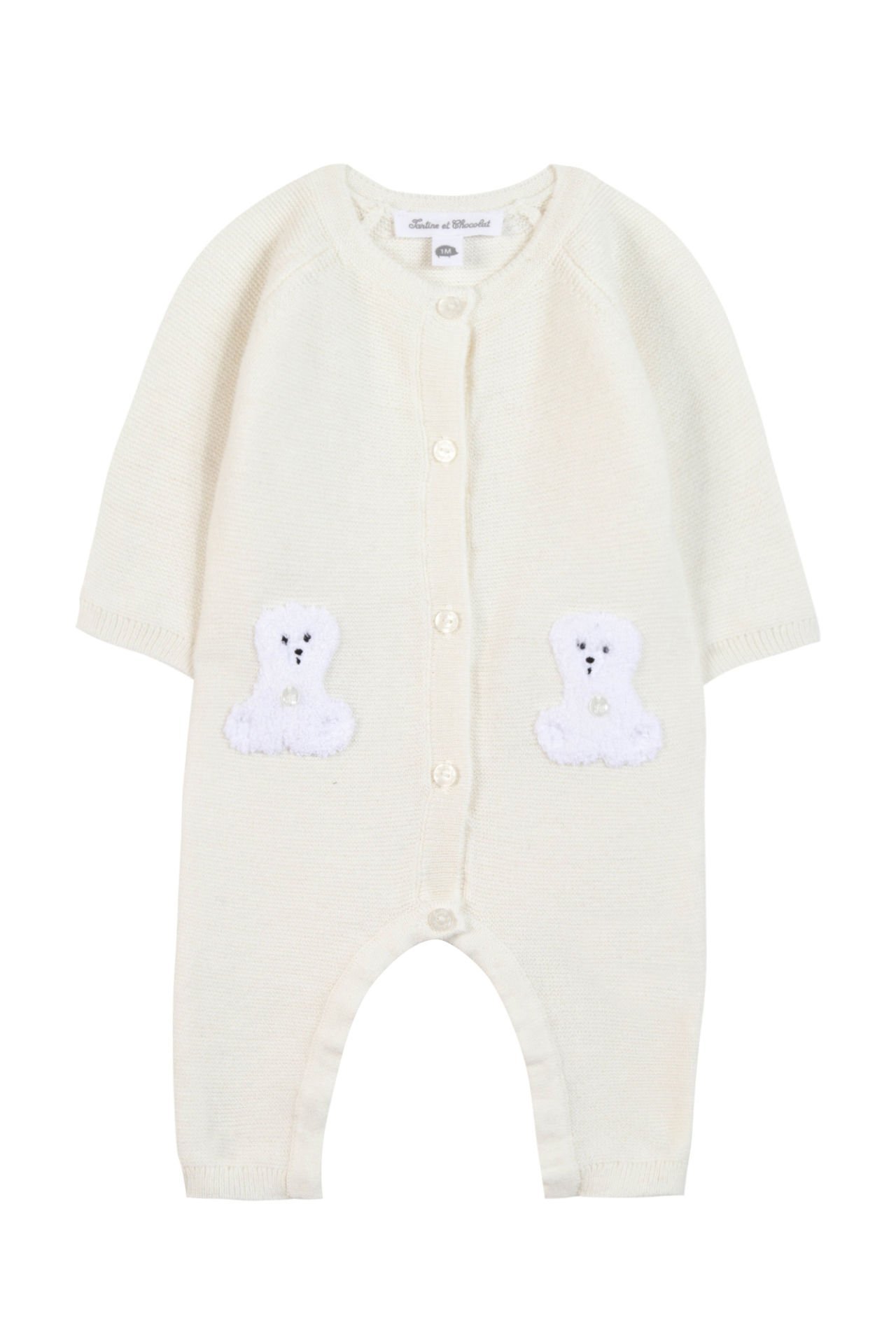 Bebek Ayaksız Triko Tulum