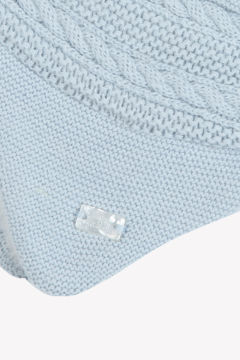 Erkek Bebek Muflunlu Triko Şapka