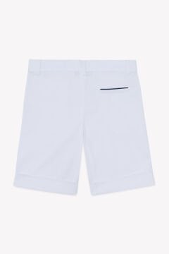 Erkek Çocuk Coton Şort Beyaz