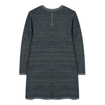 Kız Çocuk Uzun Kollu Yuvarlak Yaka Elbise