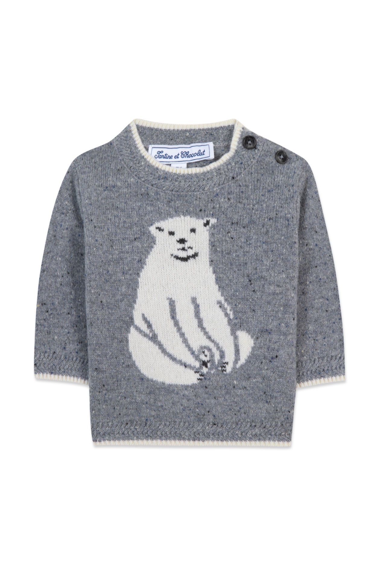 Erkek Bebek Yün Kazak