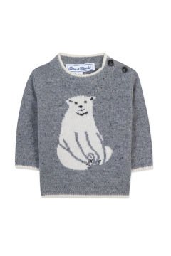 Erkek Bebek Yün Kazak