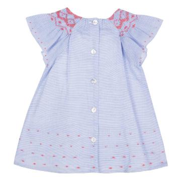 Kız Bebek Çizgili Elbise