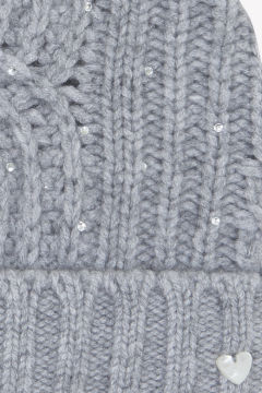 Kız Çocuk Örme Yün Şapka