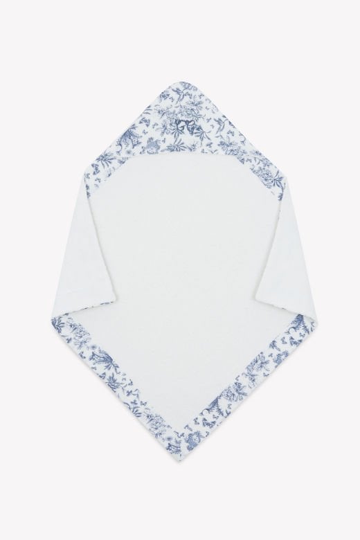 Bebek Banyo Havlusu Toile de Jouy Marine