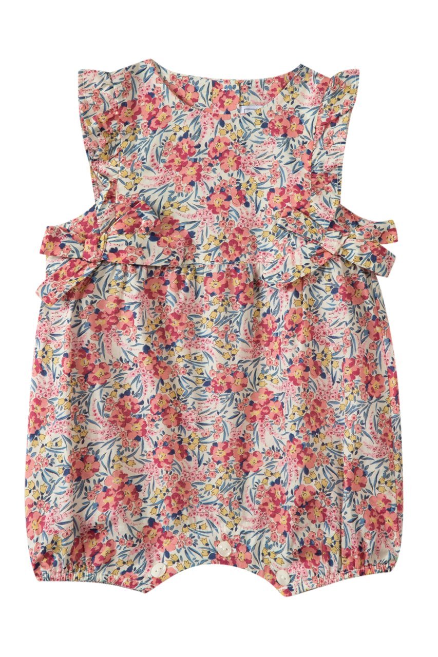 Kız Bebek Kolsuz Kısa Bacaklı Tulum