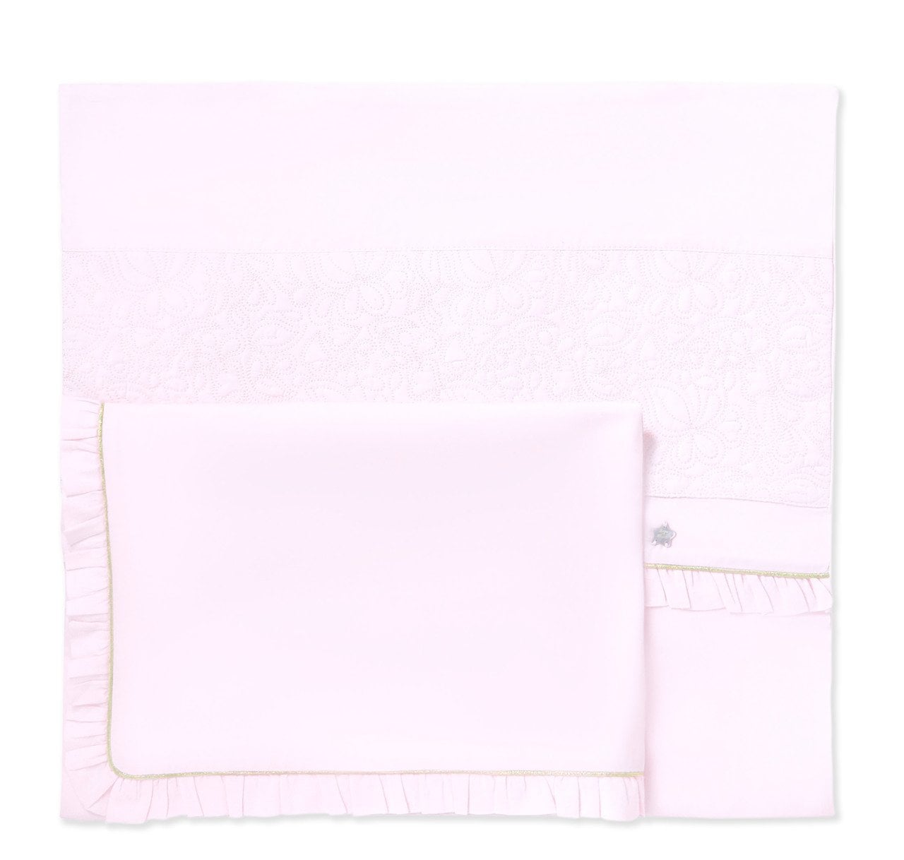 Kız Bebek Yatak Örtüsü + Yastık Kılıfı Delicatesse