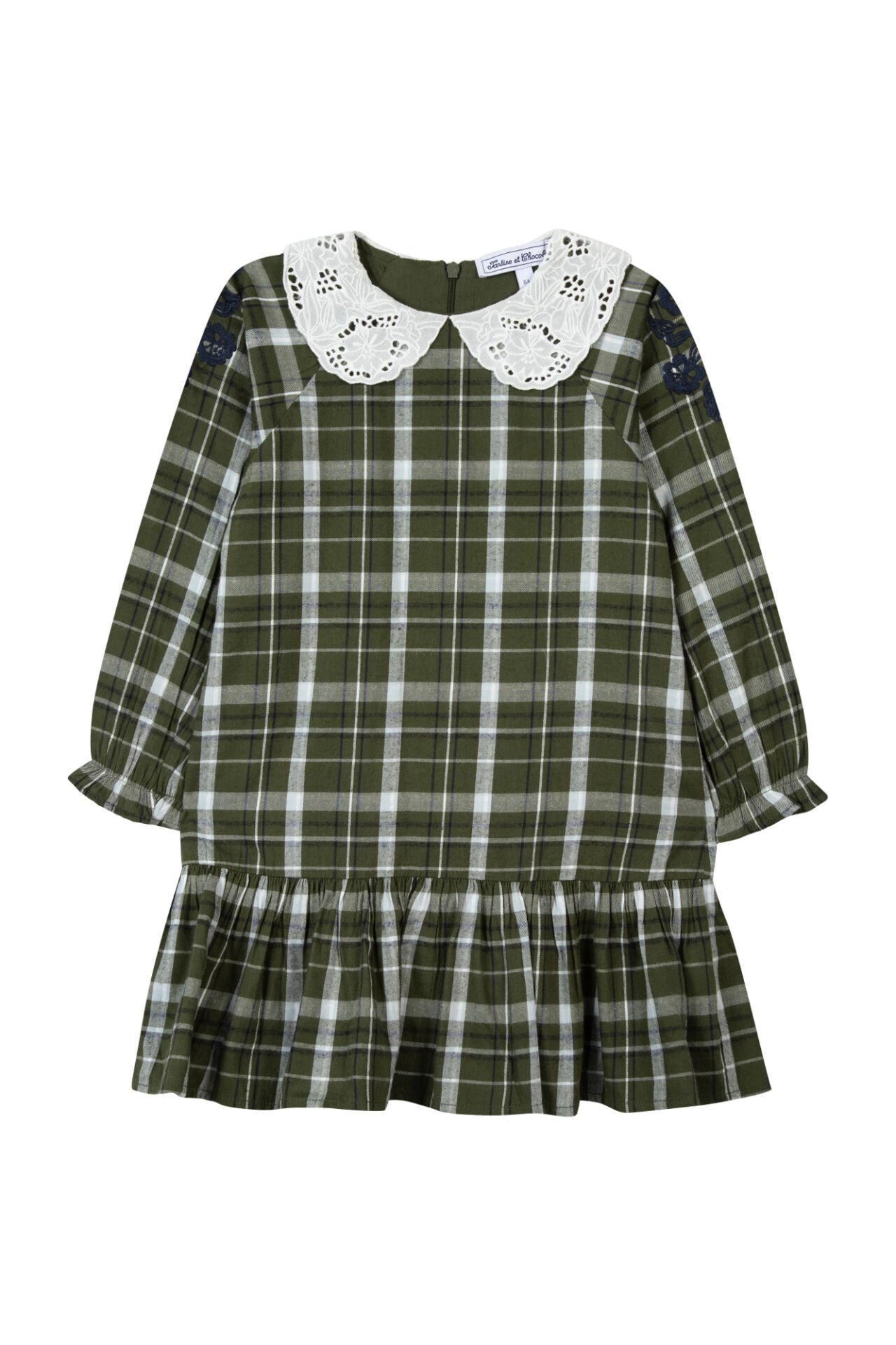 Kız Çocuk Kareli Elbise