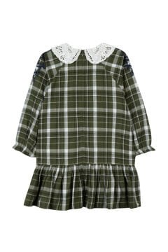 Kız Çocuk Kareli Elbise