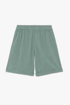 Erkek Çocuk Coton Şort Haki