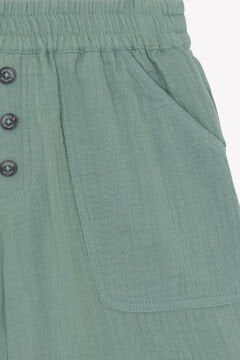 Erkek Çocuk Coton Şort Haki