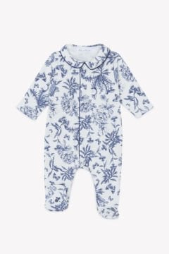 Bebek Tulum Toile de Jouy Marine