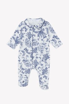 Bebek Tulum Toile de Jouy Marine