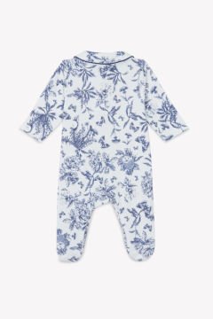 Bebek Tulum Toile de Jouy Marine