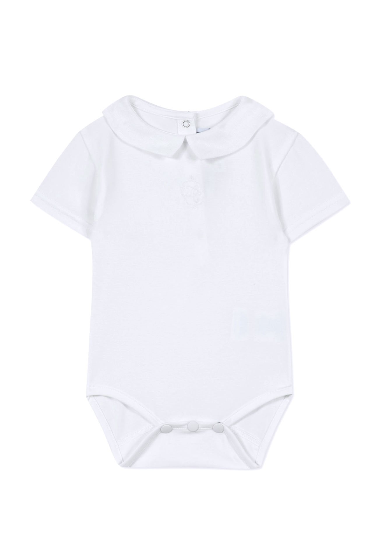 Erkek Bebek Keten Yakalı Body