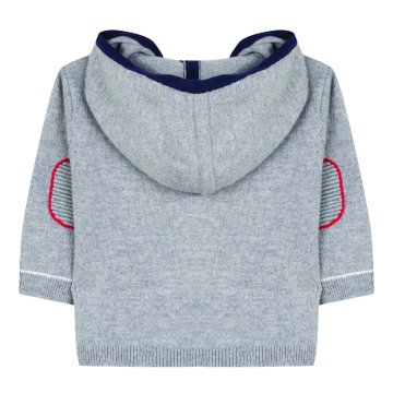 Erkek Çocuk Kapüşonlu Fermuarlı Hırka