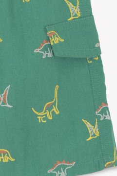 Erkek Çocuk Şort Mayo Yeşil