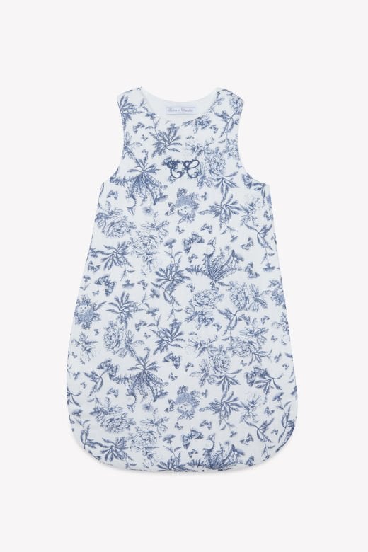Bebek Uyku Tulumu Toile de Jouy Marine 70cm