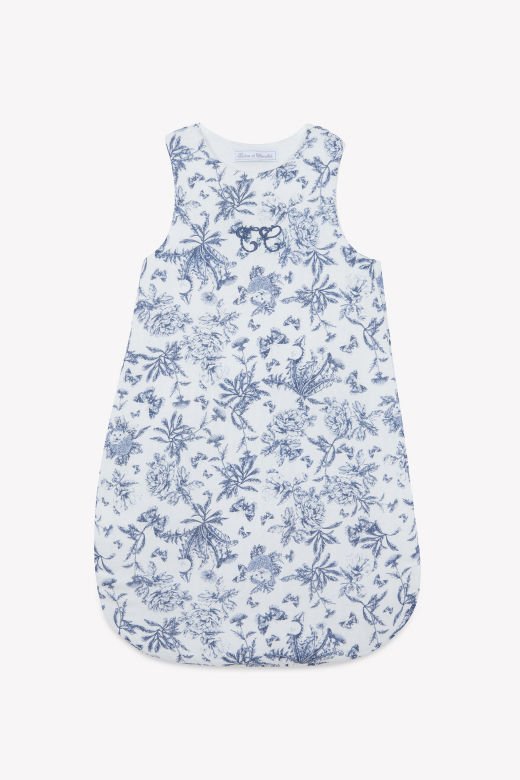 Bebek Uyku Tulumu Toile de Jouy Marine 70cm