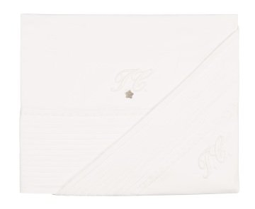 Bebek Çarşaf + Yastık Kılıfı Monogram