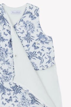 Bebek Uyku Tulumu Toile de Jouy Marine 90 cm
