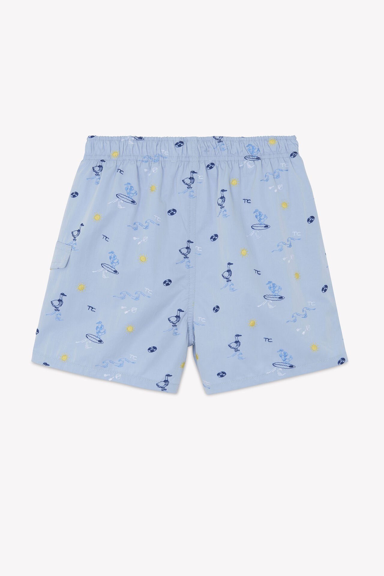 Erkek Çocuk Şort Mayo Mavi