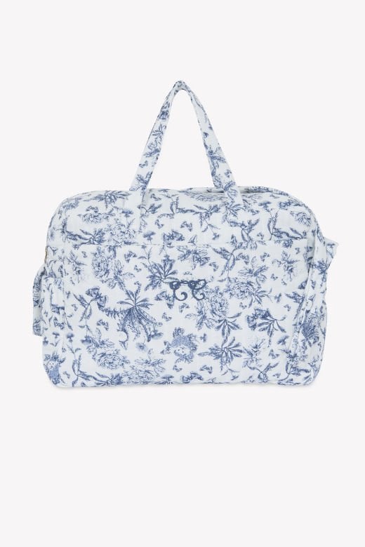 Anne Çantası Toile de Jouy Marine